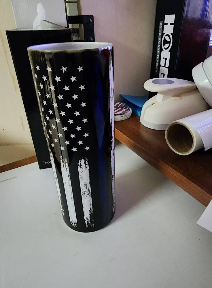 Thin Blue Line 20 oz tumbler
