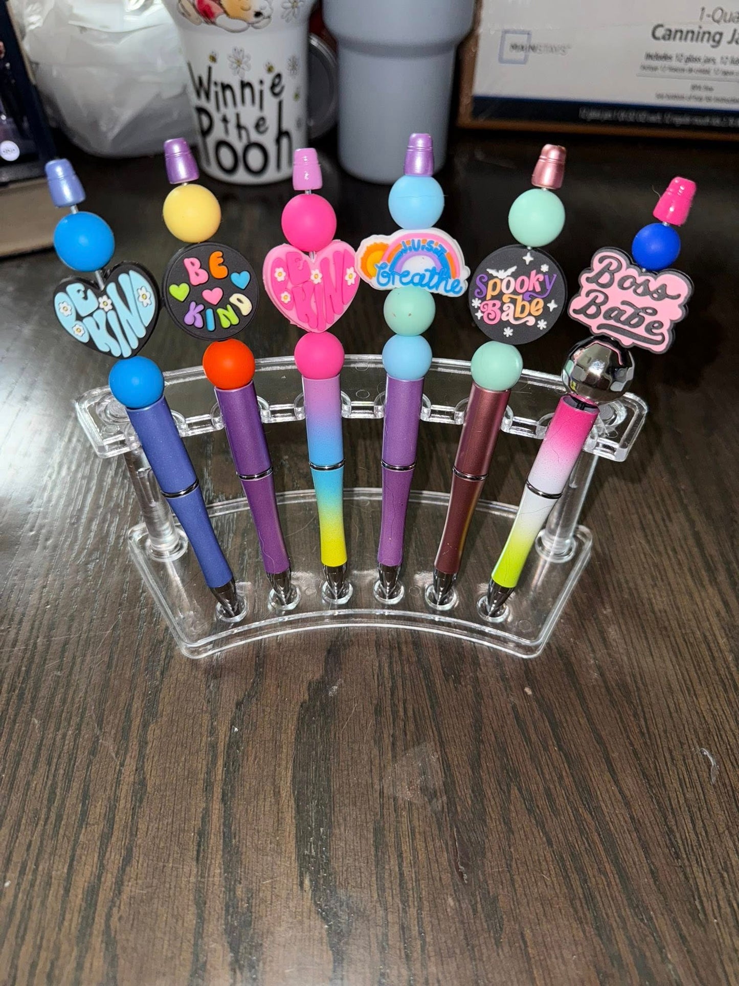 Beaded pens