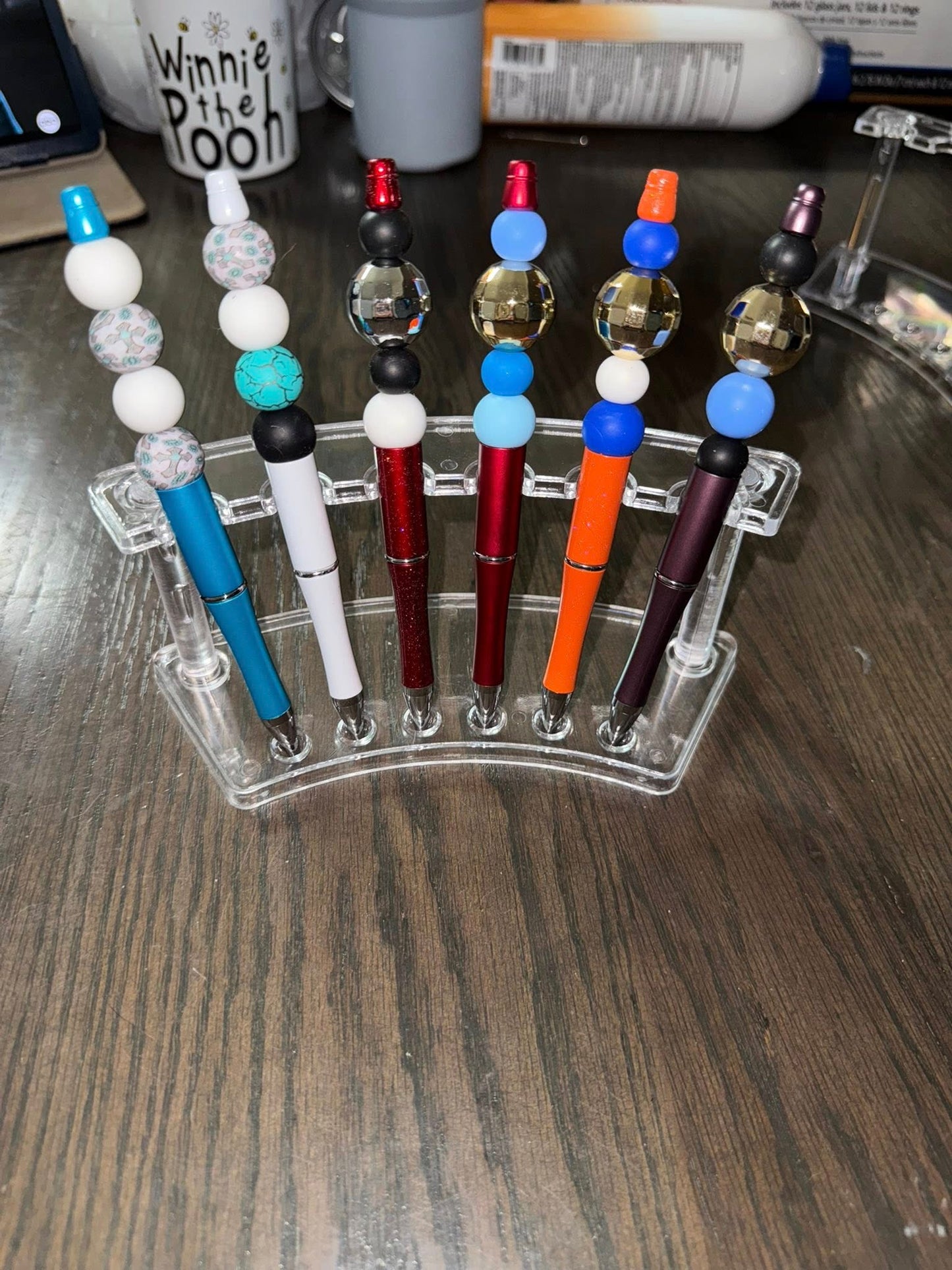 Beaded pens