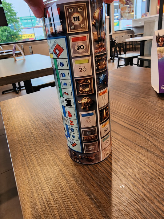 3D Monopoly 20 oz Tumbler